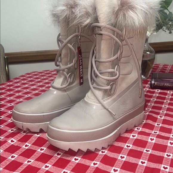 Sorel Joan Next Pink Fur-Lined waterproof Winter Boots - Picture 2 of 7